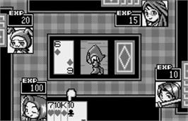 In game image of Trump Collection 2 - Bottom-up Teki Sekaiisshuu No Tabi on the Bandai WonderSwan.